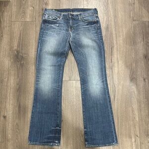 Citizens Of Humanity Blue Boot Cut Jeans